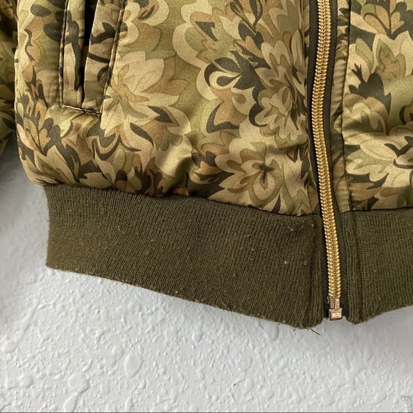 Limited Too Camo Patch Full Zip Bomber Jacket 4 - Picture 3 of 7
